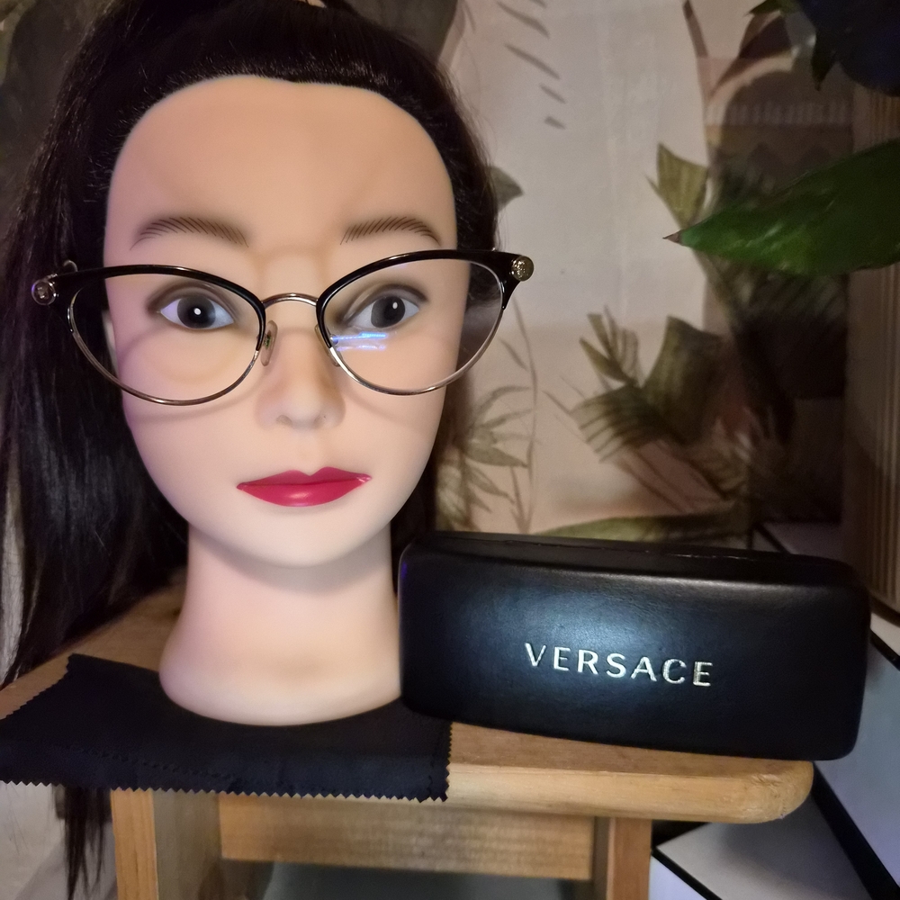 Versace Black Women's Eyeglasses